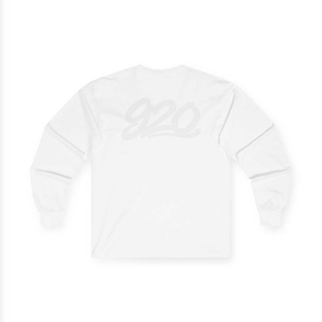 Long Sleeve Tee — Subtle 920 Script Chest & Back