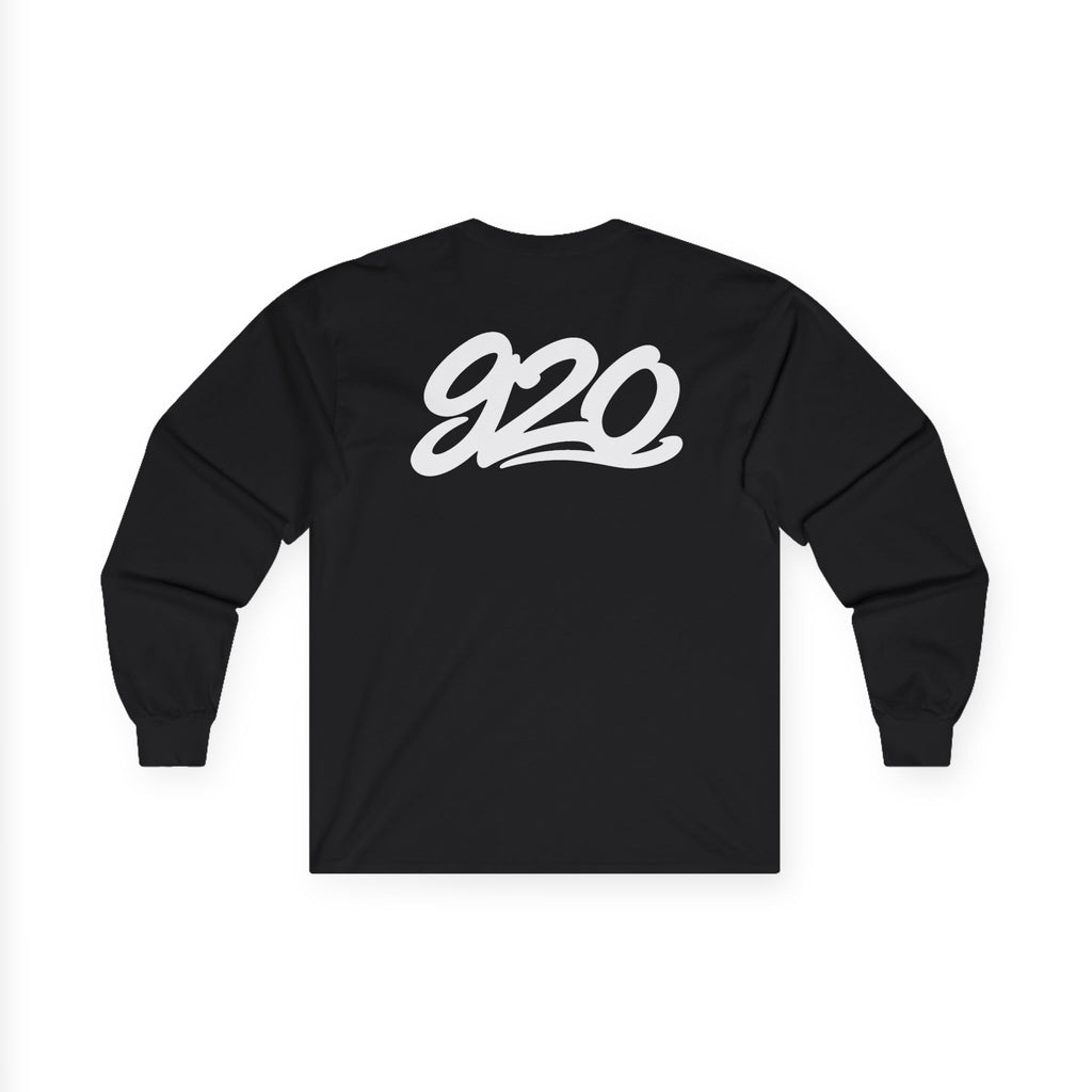 Long Sleeve Tee — Subtle 920 Script Chest & Back