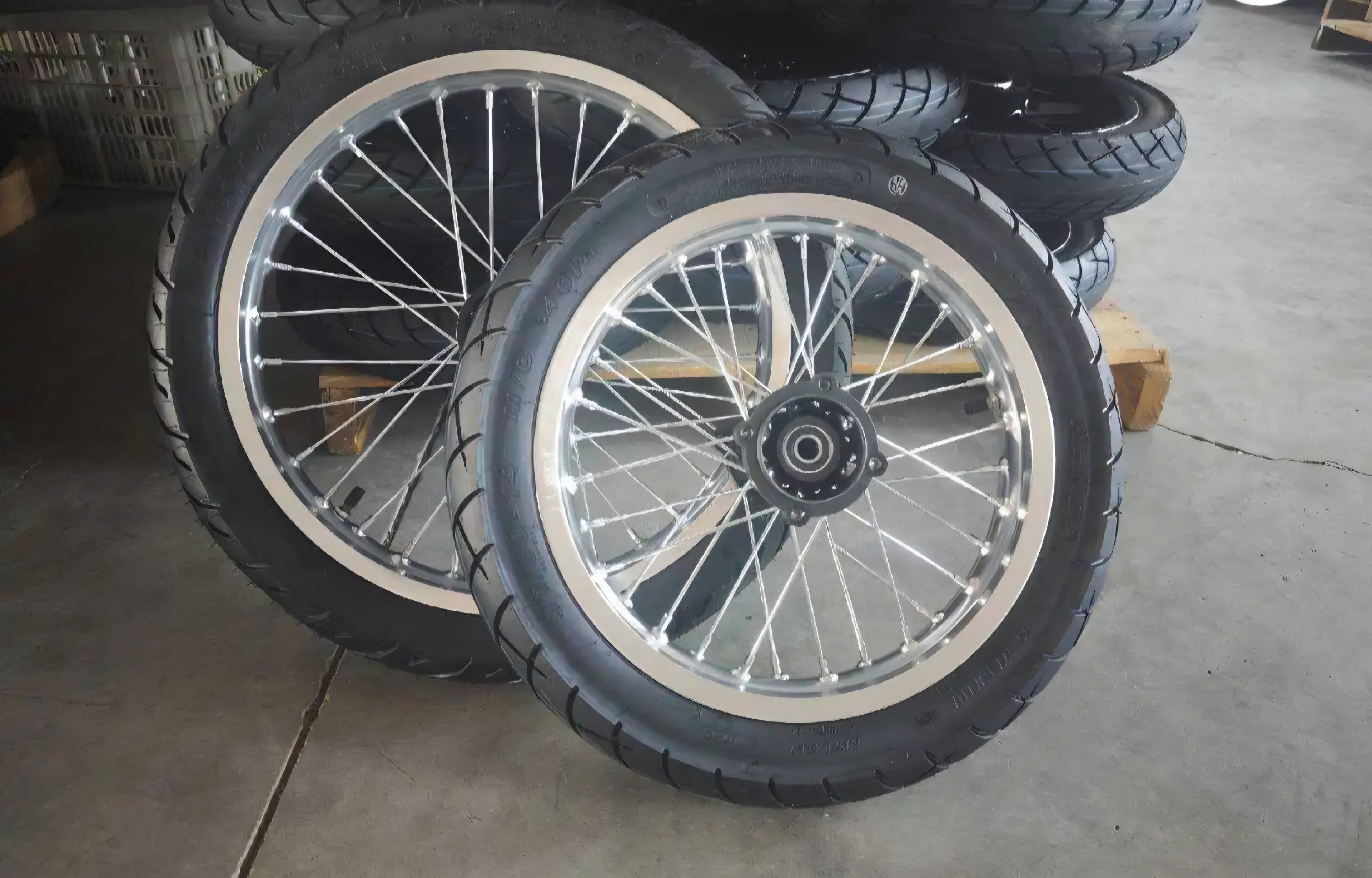 17/14 Supermoto Wheelset for Yozma IN10/Strike